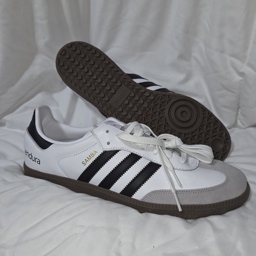 adidas Samba White and Black Sneakers - Picture 3 of 3